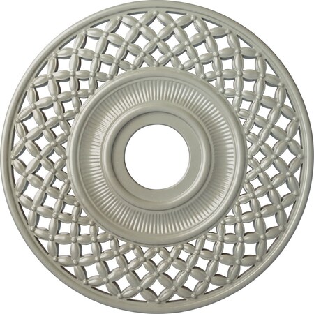 Ekena Millwork Robin Ceiling Medallion (Fits Canopies up to 6 1/4"), 22 1/4"OD x 4 3/4"ID x 1 1/4"P, Flash Copper CM22RBFCS